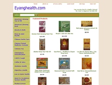 Tablet Screenshot of eyanghealth.com